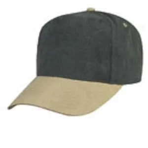 100% Cotton Canvas Stone Washed Pigment Dyed 5 Panel Baseball Caps Hats Khaki